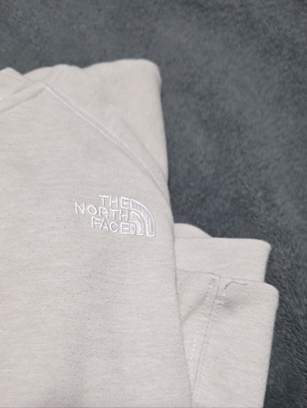 The North Face Cream Color Hoodie Pullover